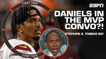 Stephen A. &amp; Dan Orlovsky DISAGREE about Jayden Daniels being in the MVP conversation 👀 | First Take