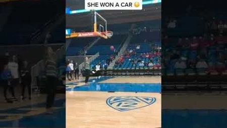 She knocked down every shot to win a new car 😱 (via @nicolekornet3/TT) #shorts