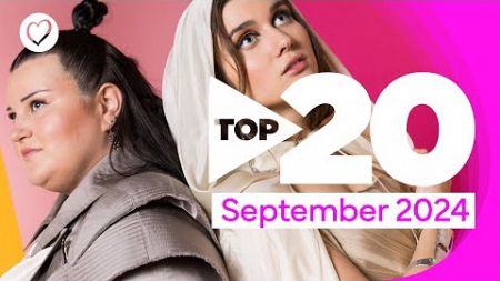 Eurovision Top 20 Most Watched: September 2024 | #UnitedByMusic