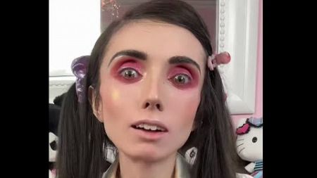 Eugenia Cooney Tries Makeup From Wet N Wild X Hello Kitty Collab Collection | TikTok October 3, 2024