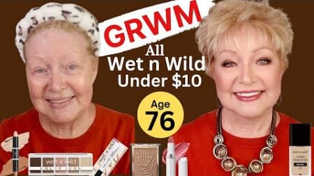 GRWM Wet n Wild Under $10 #grwm #wetnwild #makeup #maturebeauty #beautyover60 mp4