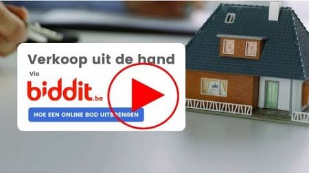 Verkoop uit de hand via Biddit: hoe kan je een bod uitbrengen?