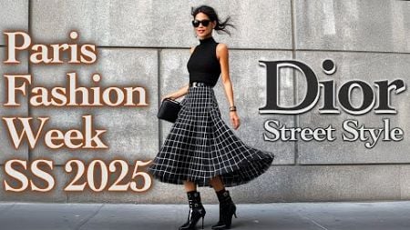 DIOR 🇫🇷 Street Style Spring-Summer 2025 Paris Fashion Week. Street Style Kings &amp; Queens of Paris