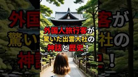 外国人旅行客が驚いた出雲大社の神話と歴史！#海外の反応 #shorts