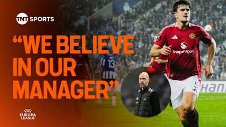 Man United&#39;s Harry Maguire backs Erik ten Hag despite more misery in the Europa League vs Porto #UEL