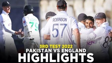 Full Highlights | Pakistan vs England | 3rd Test, 2022 | PCB | MY2K