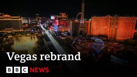 Las Vegas rebranding away from ‘Sin City’ | BBC News