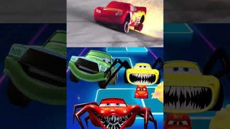 Cars Cruz Ramirez vs Cars Mater Turbo vs Lightning McQueen Eater vs Cars Mater x Tiles Hop