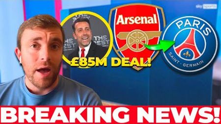 ROMANO CONFIRMS! ARSENAL SUPERSTAR COULD BE HEADING TO PSG! EDU PREPARES SHOCKING £85 MILLION OFFER!