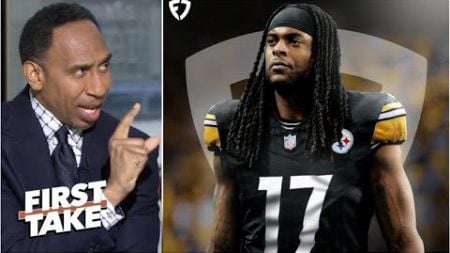 FIRST TAKE | &quot;Davante is going to Steelers!&quot; - Stephen A. on Cowboys reject Raiders WR trade