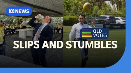 All the slips and stumbles of Queensland&#39;s election campaign so far | ABC News