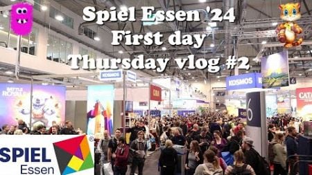 Vlog #2 Spiel Essen 2024 Thursday, The doors are open