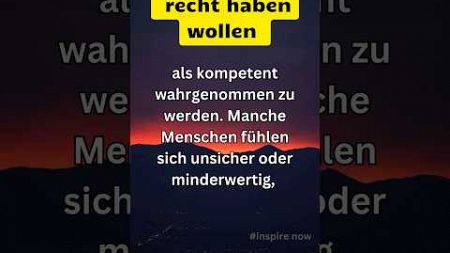 recht haben wollen. #inspiration #motivation #persönlichkeitsentwicklung