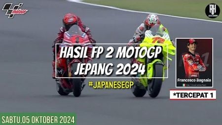 Hasil Motogp Hari ini~Hasil Latihan Bebas 2 Motogp Jepang 2024~FP 2 Gp Jepang 2024~Jadwal Motogp2024