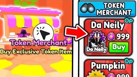 NEW TOKEN MERCHANT UPDATE For SECRET ADMIN PETS in Roblox Arm Wrestle Simulator..