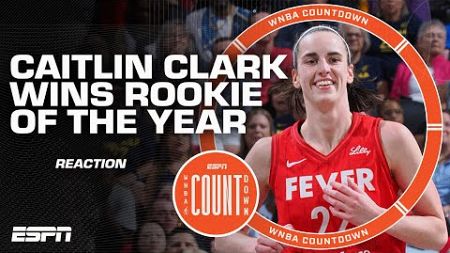 &#39;Caitlin Clark&#39;s Rookie of the Year SHOULD HAVE BEEN UNANIMOUS&#39; - Chiney Ogwumike | WNBA Countdown