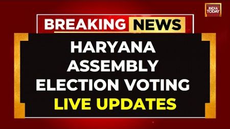 LIVE: Haryana Assembly Elections Voting LIVE | Multi-Cornered Electoral Battle In Haryana