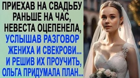 Приехав на свадьбу раньше на час, невеста услышала разговор жениха и свекрови И решив их проуч