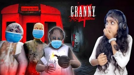 Unmanned Ghost Train in GRANNY -4 😱😰 | Mortuary Madness is so scary !!!