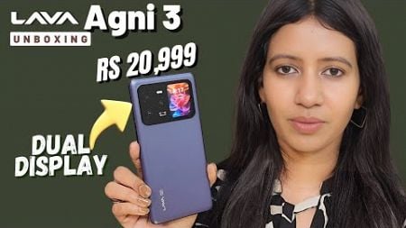 lava agni 3 5G Unboxing and review in Tamil | Dual AMOLED display, Action button