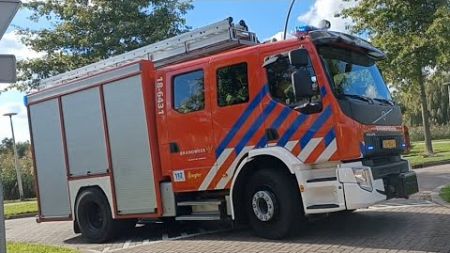 Brandweer Hendrik-Ido-Ambacht met spoed naar verschillende meldingen in Zwijndrecht en H-I-Ambacht