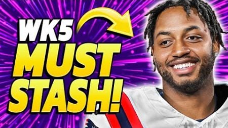 BEAT The BREAKOUT! Players To Stash NOW! | Week 5 Fantasy Football 2024