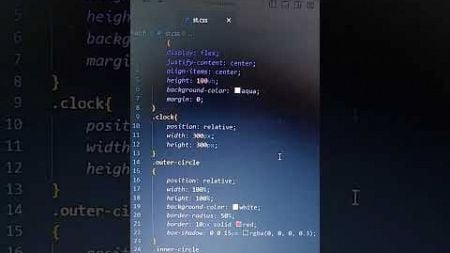 clock using HTML css and JavaScript #coding #webdesign #programming #clock