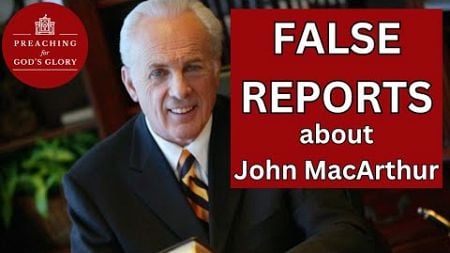 Here is what you can do to HELP!!! | John MacArthur Health Update (Accurate Information)