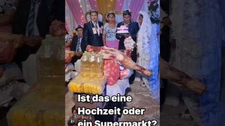 Hochzeit oder Supermarkt? 😂😂 Marriage time or shopping mart ? 😄😄