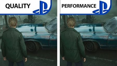 Silent Hill 2 Remake | PS5 Graphics Modes Comparison | Quality VS Performance Mode