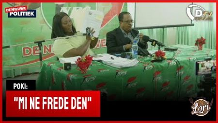 🚀 De Nieuwe Politiek LIVE • Persconferentie Diana Poki over uitspraken Abop voorzitter (Suriname)