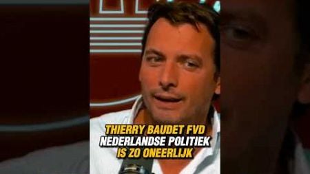 THIERRY BAUDET FVD NEDERLANDSE POLITIEK IS ZO ONEERLIJK #THIERRYBAUDET #FVD #FORUMINSIDE