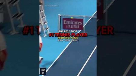 Best shot from each years No.1 tennis player | Part 1