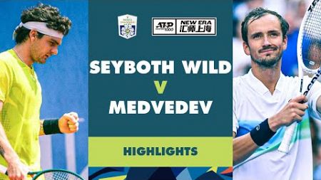 Thiago Seyboth Wild vs Daniil Medvedev Highlights | Rolex Shanghai Masters 2024