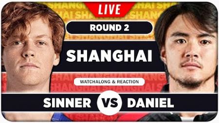 SINNER vs DANIEL • ATP Shanghai 2024 • LIVE Tennis Watchalong Stream