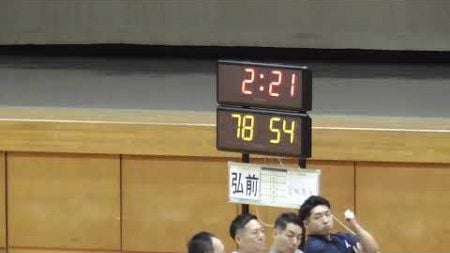 第25回東北大学バスケットボールリーグ　入替え戦　女子　宮城教育大学（南奥羽1位） vs 弘前（北奥羽1位）