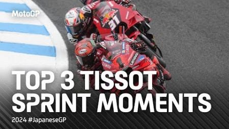 Top 3 #TissotSprint Moments 😱 | 2024 #JapaneseGP