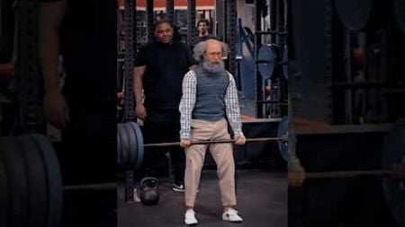 ELITE Powerlifter ANATOLY Pretends to be Old Man in GYM🔥💪