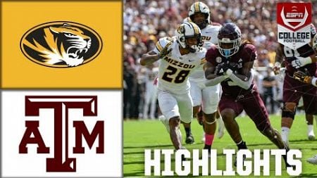 Missouri Tigers vs. Texas A&amp;M Aggies | Full Game Highlights | ESPN College Football