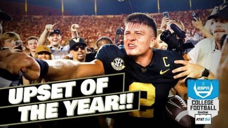 🚨 WOW!!! 🚨 Reacting to Vanderbilt UPSETTING No. 1 Alabama 😳 | The CFB Show 🏈