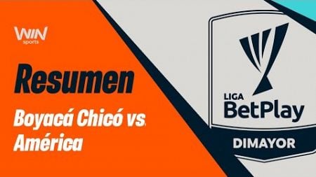 Boyacá Chicó vs. América (resumen y goles) | Liga BetPlay Dimayor 2024-2 | Fecha 13