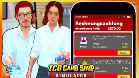 🚀 Das Geschäft boomt! Jetzt geht&#39;s ans Eingemachte mit Miete und Co. | TCG Card Shop Simulator