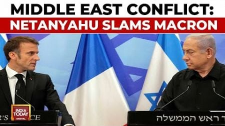 Macron &amp; Other Western Leaders Calling For Arms Embargo Against Israel, Shame On Them: Netanyahu