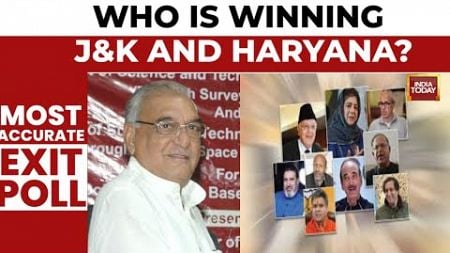 India Today Exit Poll: Who Will Emerge Victorious In J&amp;K And Haryana? | India Today