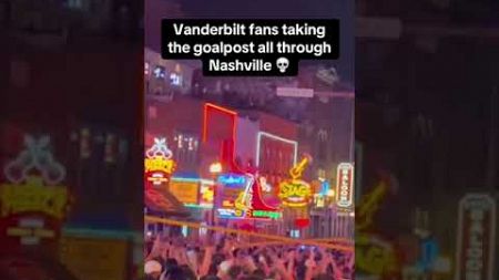 The goal post got a tour of Nashville Wild 😂 (via guyincornfields, Sarossil/X)