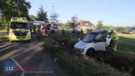 Twee gewonden na ongeval tussen twee auto’s in Heelweg