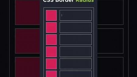 🎨 Master the CSS Border-Radius Property! 💻#CSSTricks, #BorderRadius, #WebDevelopment, #WebDesign,