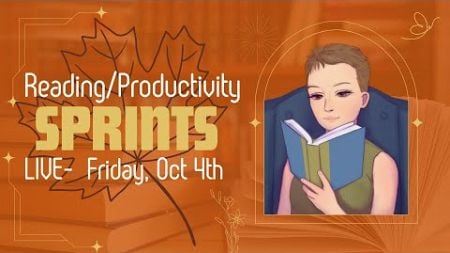 Friendly Friday | Reading &amp; Productivity Sprints! 🎃🍁