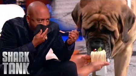 Shark Tanks US | Daymond John Tastes Dogue&#39;s Delicious DOG FOOD!