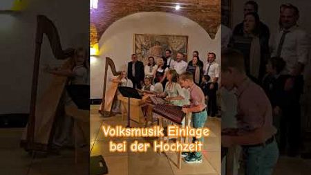 Volksmusik Einlage bei der Hochzeit #shorts Ganglbauergut